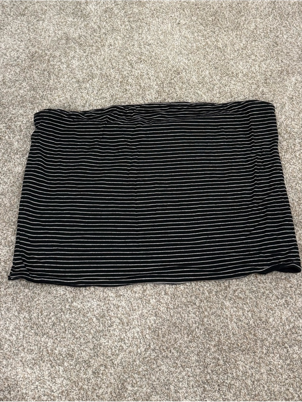 American Eagle Outfitters Reversible Black and White Striped Tube Top